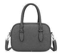 Kitise Women's Top Handle Oval Multi Zip Convertible Crossbody Shoulder Bag in Grey Kitise Grey One Size