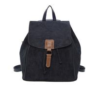 Kitise Women's Trendy Faux Suede Travel Backpack with Drawstring closure in Navy