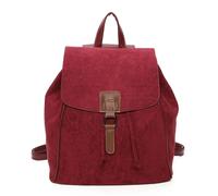 Kitise Women's Trendy Faux Suede Travel Backpack with Drawstring closure in Wine