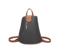 Kitise Women's Trendy Small Convertible Practical Backpack in Dark Grey Kitise Dark Grey