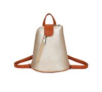 Kitise Women's Trendy Small Convertible Practical Backpack in Gold Kitise Gold