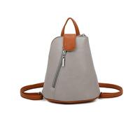 Kitise Women's Trendy Small Convertible Practical Backpack in Light Grey Kitise Light Grey