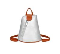 Kitise Women's Trendy Small Convertible Practical Backpack in Silver Kitise Silver