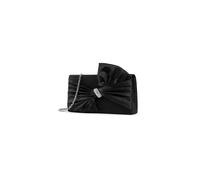 Kitise Women's Velvet Pleated Floral Knot Bow Clutch Evening Bag in Black Kitise Black One Size