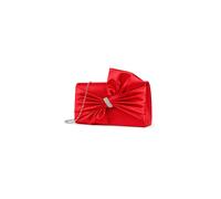 Kitise Women's Velvet Pleated Floral Knot Bow Clutch Evening Bag in Red Kitise Red One Size