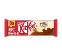 KitKat 2 Finger Cookies & Cream Biscuit Bars - 8 Pack (8 x 20.7 g) | Crunchy Wafer with Cookies & Cream Flavour | Great for Sharing or Sweet Moments On-The-Go