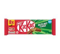 KitKat 2 Finger Hazelnut Flavour Chocolate Bar 8 Pack Multipack 165.6g