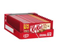 KitKat 2 Finger Milk Chocolate Biscuit Bar Multipack, 12 x 20.7g | Pack of 1