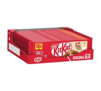 KitKat 2 Finger Milk Chocolate Biscuit Bar Multipack, 18 x 20.7g | Pack of 1