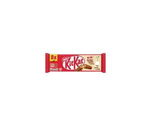 KitKat 2 Finger Milk Chocolate Biscuit Bars - 8 Pack 8 x 207 g Crisp Wafer Fingers Coated in Smooth Milk Chocolate Great for Sharing or Everyday S