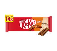 KitKat 2 Finger Orange Chocolate Biscuit Bar Multipack 14 Pack