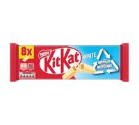 KitKat 2 Finger White Chocolate Biscuit Bar Multipack - Chocolate Wafer Biscuit Bars 8 x 20.7g