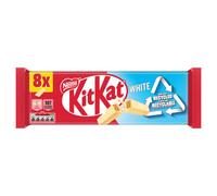 KitKat 2 Finger White Chocolate Biscuit Bars - 8 Pack 8 x 207 g Crisp Wafe