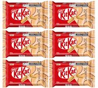 KitKat 4 Finger Churros Flavour Bars 41.5g (Pack of 6) - Crispy Wafer Fingers Coated in Churros Flavoured Chocolate, Multipack Snack Size Treats for Sharing, Lunch, Dessert Inspired Break from Brazil