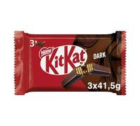 Kitkat 4 Finger Dark 3-Pack Chocolate Biscuit Bars Candy Kit Kat 125G