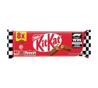 KitKat 4 Finger Milk Chocolate Biscuit Bar Multipack, 8 x 41.5g | Pack of 1