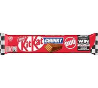 KitKat Chunky Duo Milk Chocolate Bar - Crispy Wafer Biscuit, 64g | Pack of 1