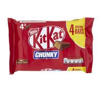 KitKat Chocolate Bars Chunky Milk Chocolate Snack-size 4 x 32g