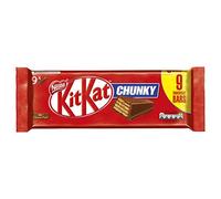 KitKat Chunky Snacksize Milk Chocolate Bar Multipack, 9 x 32g | Pack of 1