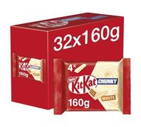 KitKat Chunky White Chocolate Bar Multipack 40g 4 Pack (Pack of 32)