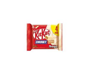 Kitkat Chunky White Chocolate Bar, 160 g, Pack of 4