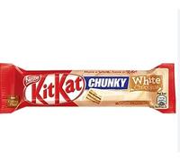 KitKat Chunky White Kit Kat 40g (10 Bars) Delicious Tasty And Twisty Treat Gift Hamper For Birthday,Christmas Sold By Kidzbuzz