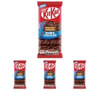 KitKat Double Milk and Dark Chocolate Crispy Wafer Sharing Bar, 99g (Pack of 4)