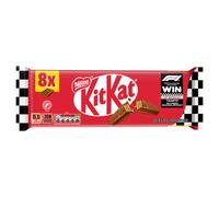 KitKat F1 4 Finger Milk Chocolate Biscuit Bar 8 Pack Multipack 332g, 8 Bars x 41.5g