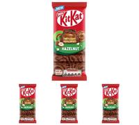 KitKat Hazelnut filled Dark & Milk Chocolate Crispy Wafer Sharing Bar, 99g (Pack of 4)