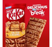 KitKat Salted filled Caramel Milk Chocolate Crispy Wafer Sharing Bar 9