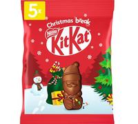KitKat Santa Milk Chocolate Bag, 5 x 11g | Pack of 1