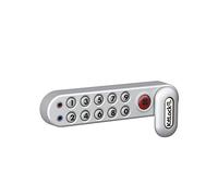 KitLock KL1000 Electronic Lock for Lockers and Furniture Keyless with Combination Lock Horizontal Left Handed Silver