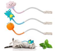 Kito Lee Cat Interactive Toys Catnip Toys Sisal Rope Cat Toy Chew Teeth Cleaning(3PCS)