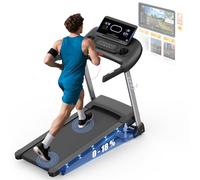 Kitopa 2025 Treadmills for Home, Sporty Digital Screen with 7HP, 12 MP/H, 18% Auto Incline, Heart Rate & APP & Bluetooth Speakers, Running Machine 160KG Capacity with Wide Belt for Home Office Gym