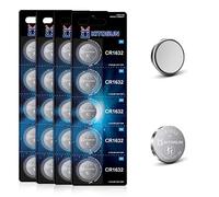 KITOSUN CR1632 3V Lithium Coin Battery - CR 1632 Lithium Cell Button Batteries Replacement for Toyota Prius Car Key Fob Remote Tire Pressure Heart Rate Monitor Sensor Dog Collar (20 Pcs)