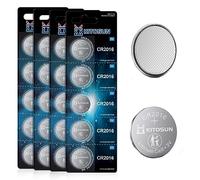 KITOSUN CR2016 Batteries 3V Lithium Cell - Premium Coin Button Battery for Car Key Fob Remote LED Light Candles Glucose Monitor Doorbell Accessories 3 Volt 2016 Lithium Battery (20 Pcs)
