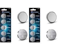 Kitosun CR2032 Batteries 3V Lithium Cell - Coin Button Battery for Apple AirTag Car Key Fob Remote LED Light Candles Glucose Monitor Doorbell Air Tag 2032 Battery Replacement (5 Pcs) (Pack of 2)
