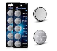 Kitosun CR2430 3V Lithium Coin Battery - Premium CR 2430 Lithium Cell Button Batteries for Volvo Car Key Fob Remote Control Fossil Hybrid Smart Watch Clock Radio Security System (10 Pcs)
