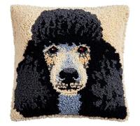 kitphoenix DIY Latch Hook Kit Teddy Dog 43Cmx43Cm