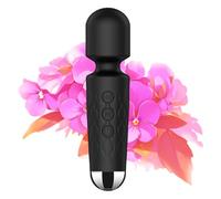 Kitppit Back Small Bullet Massage for Women - Rechargeable Electric Body Mini Personal Massager - for Foot - Arm Muscle Relaxation (Black)