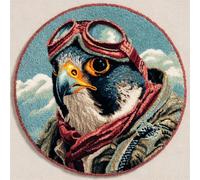 Kitquiver Rug Latch Hook Craft Kits Cartoon Peregrine 80x80cm