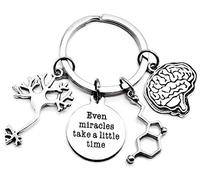 Kit's Kiss Psychiatry Psychology Keychain Psychiatrist Gift Serotonin Molecule Neuron Human Brain Psychologist Anatomy Neurologist Neurology Neuroscience Nerve System Happy Chemical