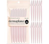 Kitsch 12 pcs Dermaplane Razor for Women Face - Blush
