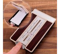 Kitsch 1970s Style Pop Up Retro Telephone Book with A-Z Magnifying Slider & Wood Grain Detail Stores up to 400 Phone Numbers