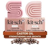 Kitsch 2pc Castor Oil Shampoo and Conditioner Set for Hair Growth