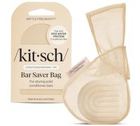 Kitsch Bar Soap Saver Bag - Recycled Mesh Beauty Bar Soap Pouch for Rice Water Protein Conditioner Bar, Soap Savers Holder to Preserve Bar Soap, Eco-Friendly, Patented Soap Bag