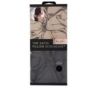 Kitsch Satin Pillow Scrunchie - Charcoal/Gold