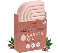 Kitsch Castor Oil Conditioner Bar Soap - Hydrating & Moisturizing Hair Care - Organic Castor Oil Conditioner for Hair Growth & Scalp Nourishment - Silicone & Paraben-Free, Vegan, 2.7oz