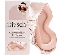 Kitsch Contour Pillow Eye Mask - Softer Than Silk Eye Masks for Sleep, Blindfold Sleep Masks for Women & Men, No Eye Pressure, Lightweight, Eye Care, Travel Essentials - Blush