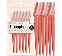 Kitsch Dermaplane Razor for Women Face 6pcs - Coral